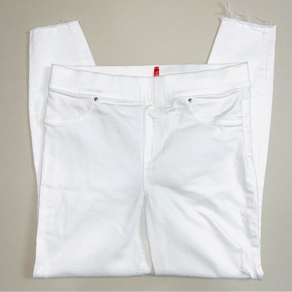 SPANX Jean-ish Pull-On Raw Hem Ankle Legging - Women's L - Picture 3 of 13